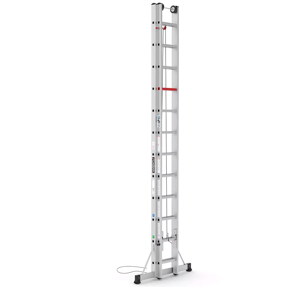 MV Logistic 1078 Ljestve dvodijelne na izvlačenje-uže 12 gazišta