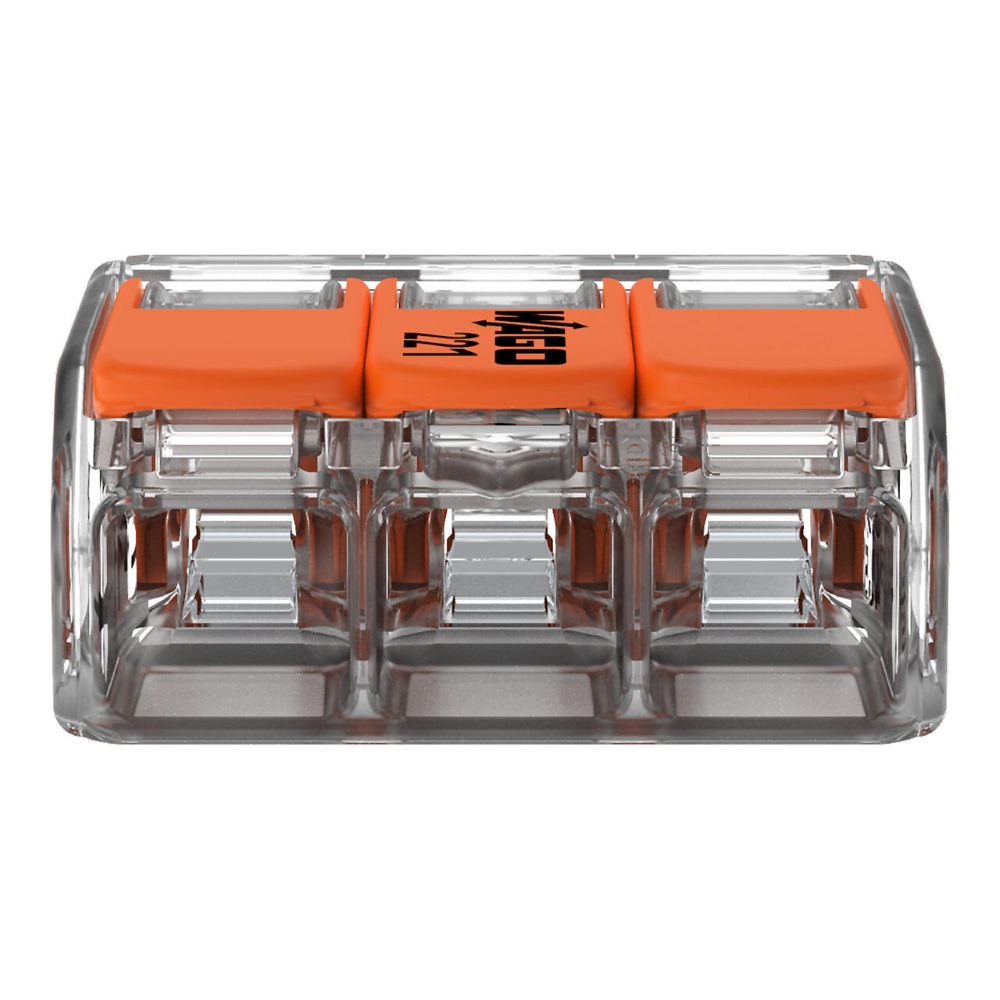 221-413 WAGO 221-413 spojnica za sve vrste vodiča, 3-polna, do 4 mm2