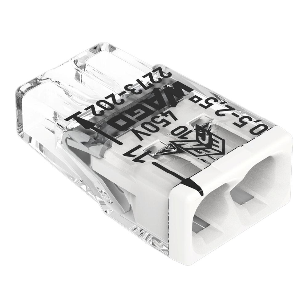 2273-202 WAGO 2273-202 spojnica za pune vodiče, 2-polna, 0.5–2.5 mm2 (push in)