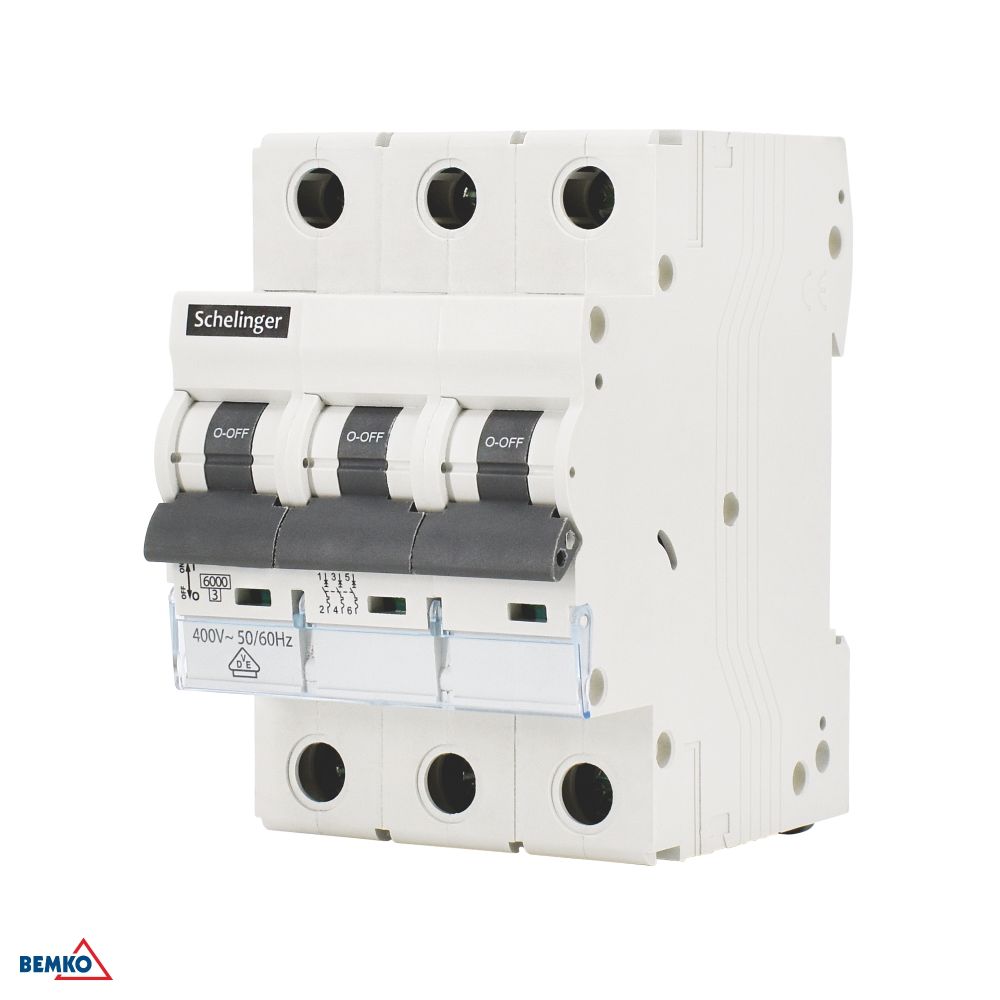 A02-G8-3P-C06 SCHELINGER automatski osigurač C 6 A 3P 6kA