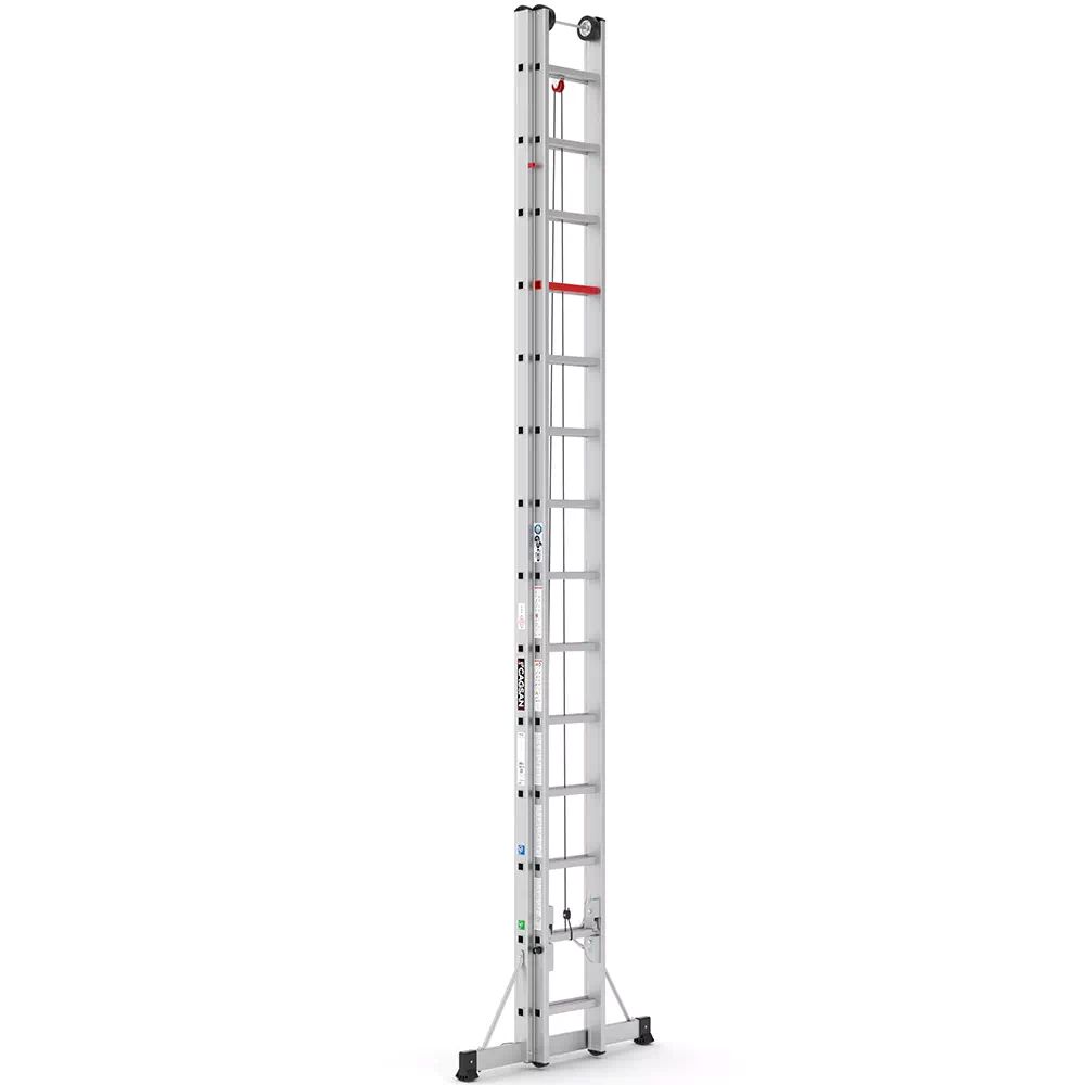 MV Logistic 1079 Ljestve dvodijelne na izvlačenje-uže 14 gazišta