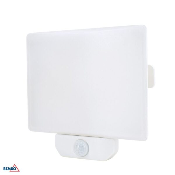 C65-LFX-050WH-4K-PIR BEMKO REFLEKTOR LED 50W 4000K 4500lm LFX IP65 BIJELI SENZOR