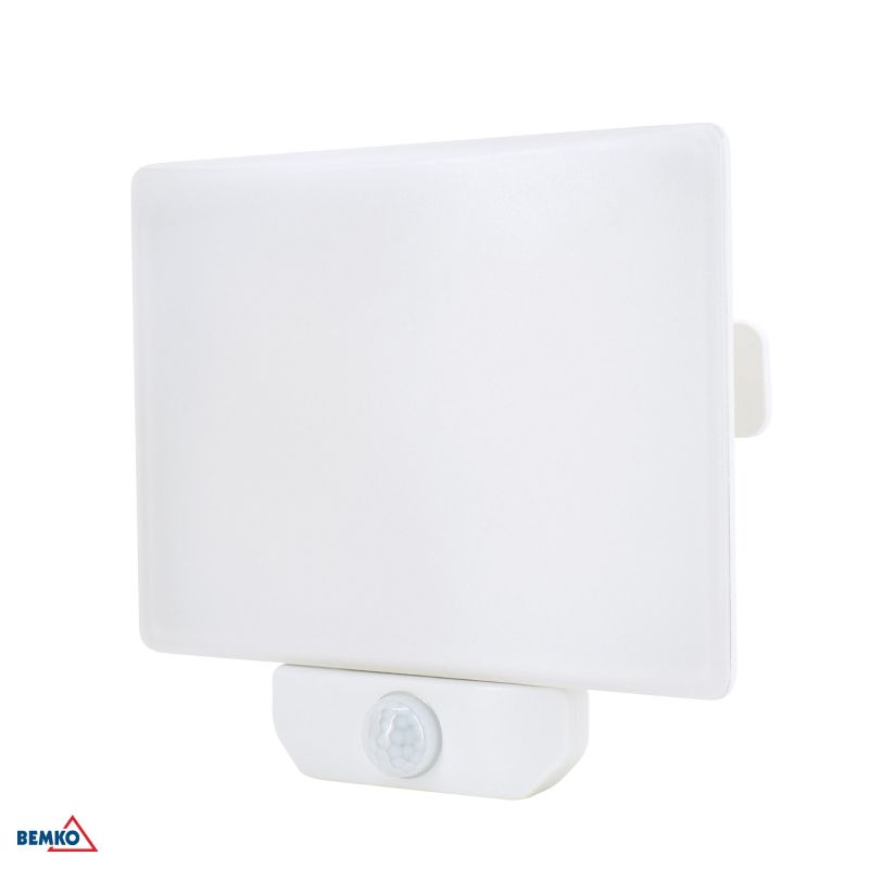 C65-LFX-050WH-4K-PIR BEMKO REFLEKTOR LED 50W 4000K 4500lm LFX IP65 BIJELI SENZOR