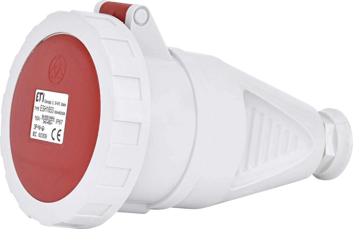 ETI 4482008 ETI industrijska utičnica 16A 3+N+PE ESH 1653 400V IP67