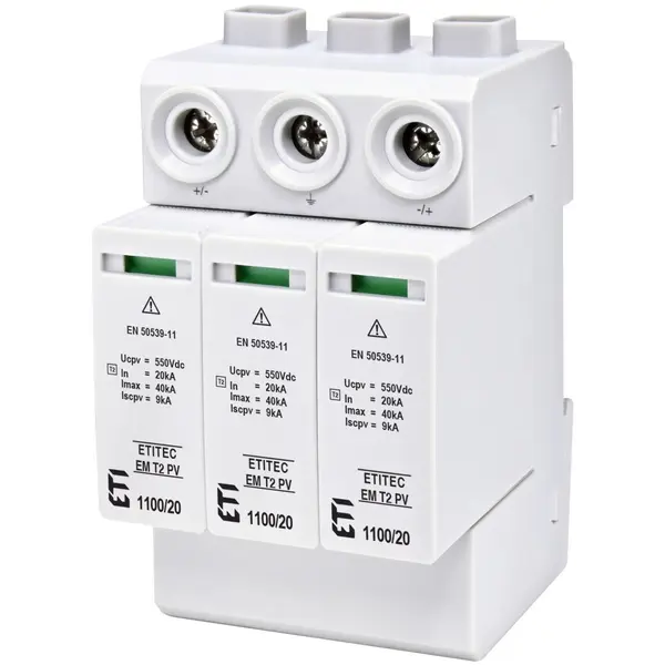 ETI 2440623 ETI odvodnik prenapona M T2 PV 1100V DC 20kA Y TIP 2