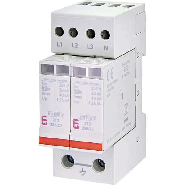 ETI 2442944 ETI odvodnik prenapona V 2T2 440/20 4+0