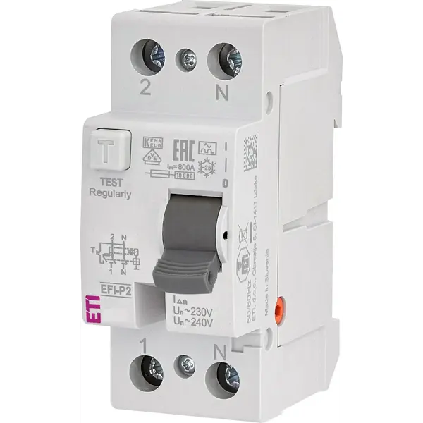 ETI 2061111 ETI FID sklopka 2P 25A/0,03 EFI