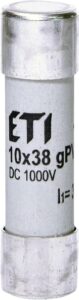 ETI 2625075 ETI rastalni uložak CH 10x38 gPV 10A 1000V DC