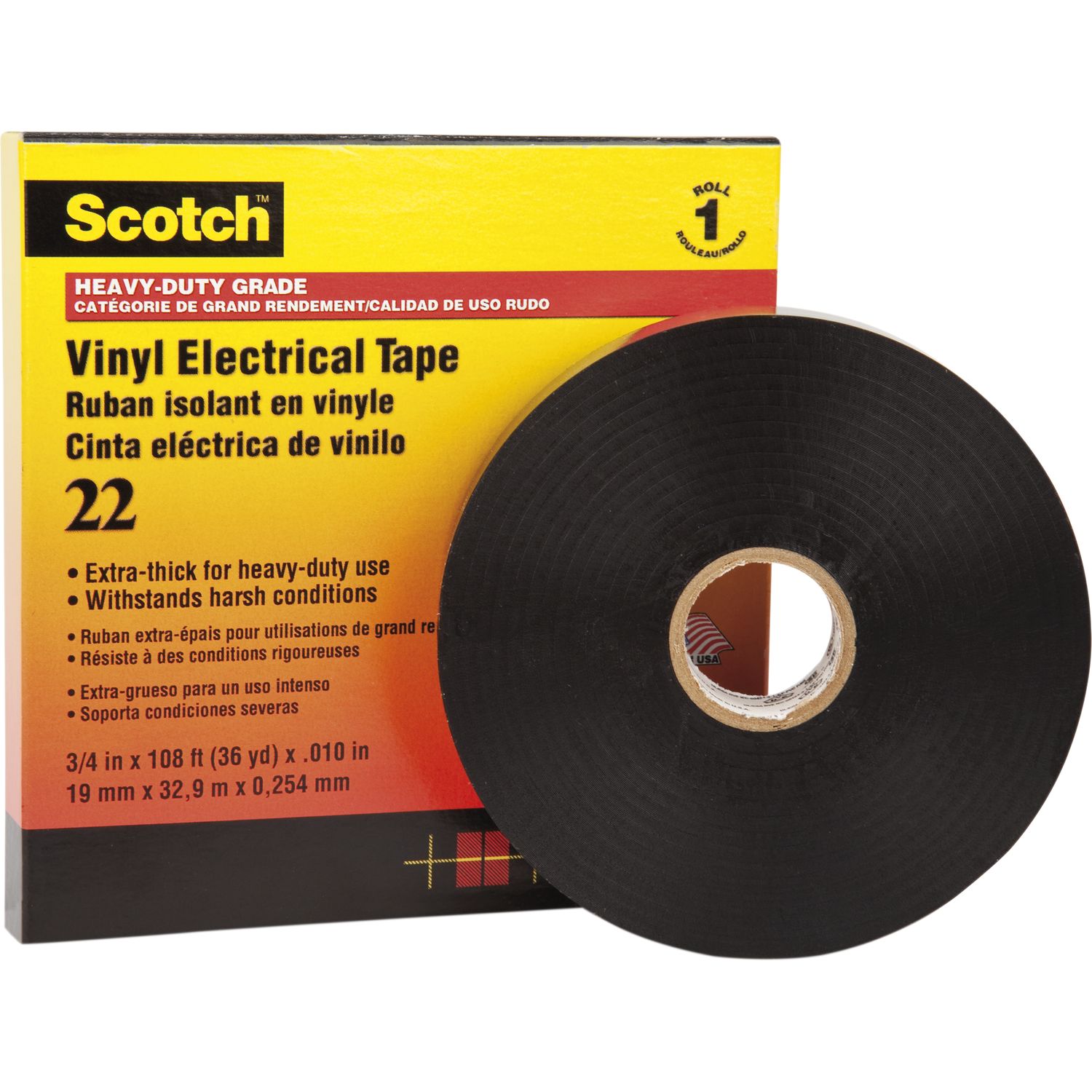 3M Scotch 22 3M Scotch 22 - PVC izolacijska traka 25 mm x 33 m
