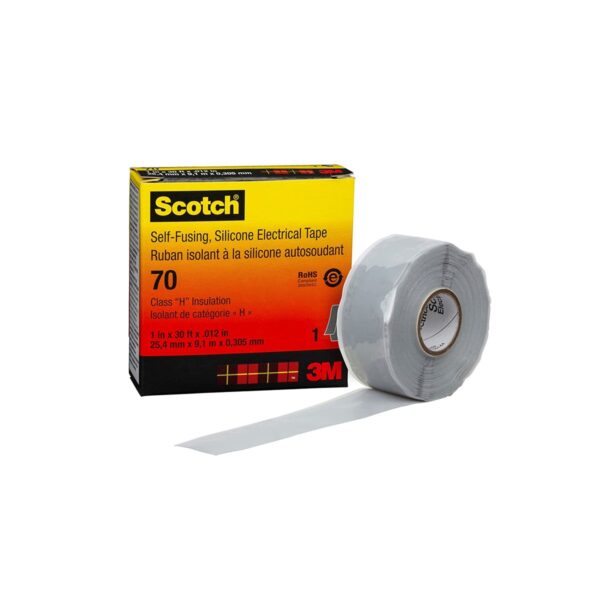 3M Scotch 70 3M Scotch 70 - hladnovulkanizirajuća traka silikonska  25 mm x 9,1 m