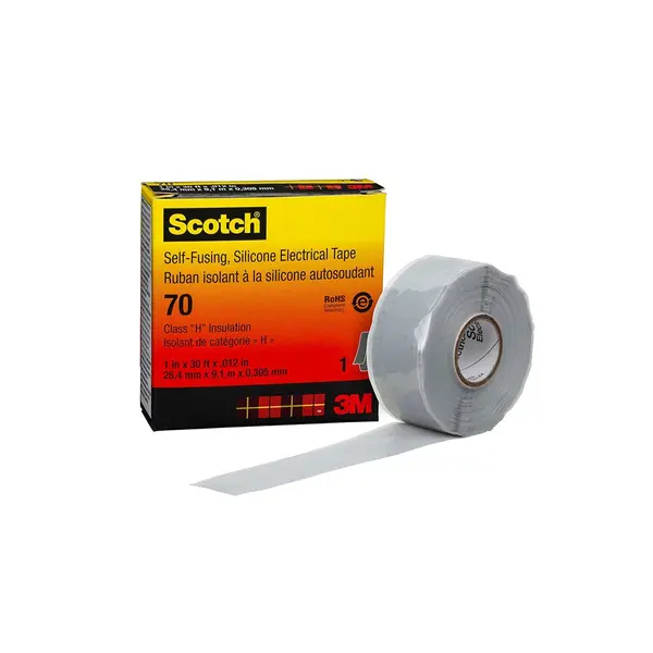 3M Scotch 70 3M Scotch 70 - hladnovulkanizirajuća traka silikonska  25 mm x 9,1 m