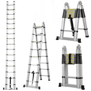 MV Logistic 1239 Ljestve TELESKOPSKE dvodijelne 2x5 gazišta